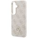 6. Guess 4G Strass-Rundlogo MagSafe Hülle für Samsung Galaxy S26 - Pink