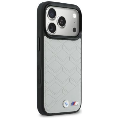 4. BMW M Shape Logo MagSafe Hülle für iPhone 17 Pro Max – Grau