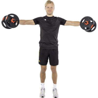 22. Faltbare Hantelstange aus Verbundmaterial, 20 kg, Pure 2 Improve