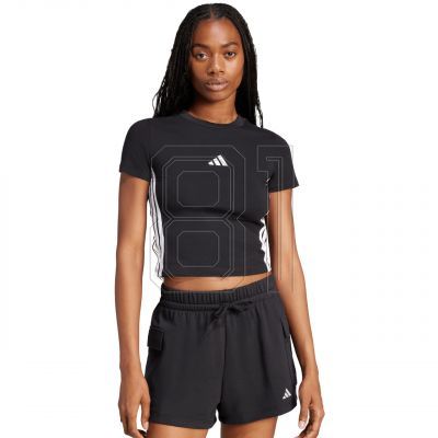 9. adidas Essentials 3-Stripes Slim Baby W T-shirt JC8325