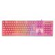 12. Deltaco Gaming GAM-021-RGB-P-DE USB-Tastatur QWERTZ Deutsch Pink