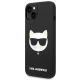 2. Karl Lagerfeld KLHMP14MSLCHBK iPhone 14 Plus 6.7" Hardcase schwarz / schwarzes Silikon Choupette Head Magsafe