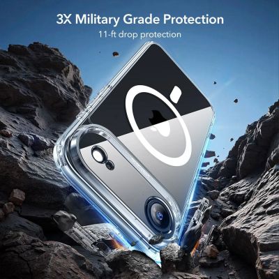 4. ESR Classic Hybrid MagSafe + Panzerglas-Set für iPhone 17 Air – Klar
