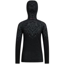 Damen-Thermoshirt mit langen Ärmeln und Sturmhaube Odlo KINSHIP PW 200, schwarz