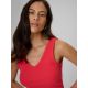 3. Schmal geschnittenes, geripptes Damen-Stricktop 4F 4FRSS26TSLEF337-62S