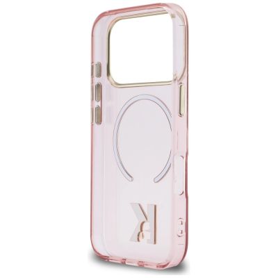 7. Karl Lagerfeld IML K Head Logo MagSafe Hülle für iPhone 17 Pro Max - Pink