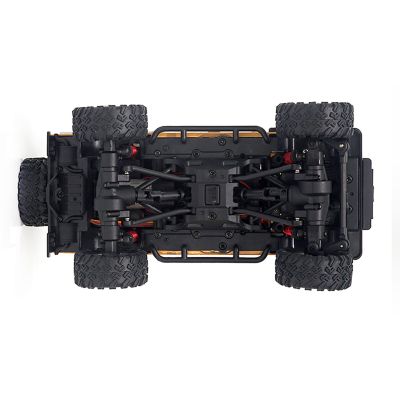 5. Amewi RC-Auto D90X28 Crawler 4WD mit Li-Po-Akku (300 mAh), gelb, ab 8 Jahren
