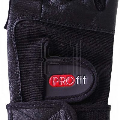 12. Profit Pro Bodybuilding-Handschuhe Schwarz 1615