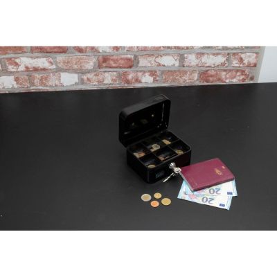 8. Metalletui für Geld und Dokumente 15x8x11,8 cm Black + Decker