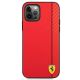 3. Ferrari FESAXHCP12LRE iPhone 12 Pro Max 6.7" rot/rot Hardcase On Track Carbon Stripe