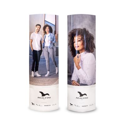 MALFINI-Kartonständer (MALFINI-Logo)