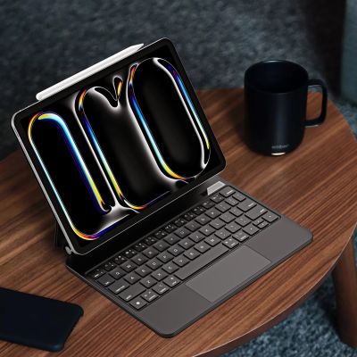 4. Dux Ducis Keyboard (MK Series) Hülle mit Bluetooth-Tastatur für iPad Pro 11" 2024 – Schwarz