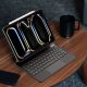 4. Dux Ducis Keyboard (MK Series) Hülle mit Bluetooth-Tastatur für iPad Pro 11" 2024 – Schwarz