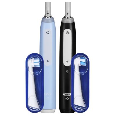 2. Braun Oral-B iO 3 Elektrische Zahnbürste DUO SCHWARZ & BLAU Set