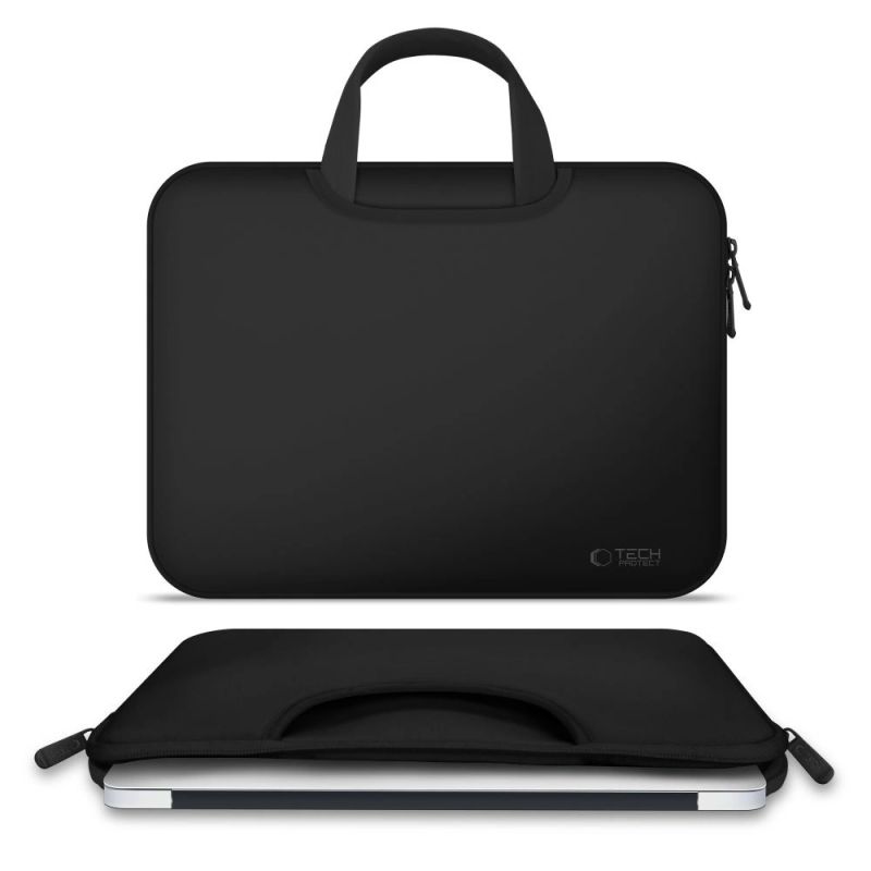 5. 13-14 Tech-Protect Neopren-Laptoptasche – schwarz