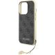 6. Guess GUHCP15LGF4GGR iPhone 15 Pro 6,1" grau/graues Hardcase 4G Charms Collection