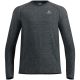Herren-Langarmshirt Odlo ESSENTIAL SEAMLESS mit Rundhalsausschnitt, grau
