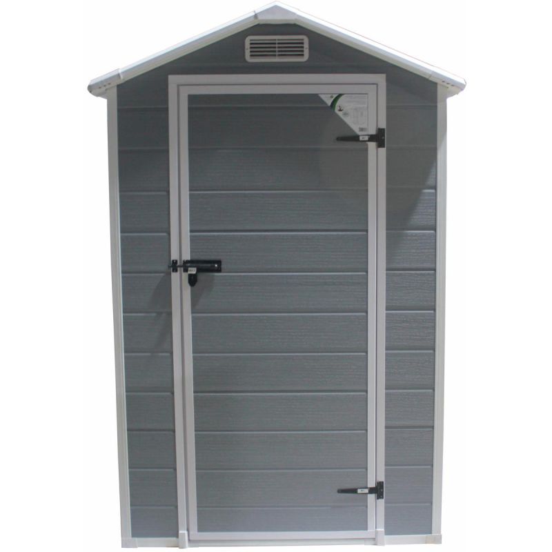 6. Gartengerätehaus aus PVC, 133,5 x 103 x 202 cm