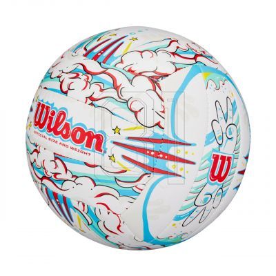 6. Wilson Graffiti Peace VB Volleyball New WV4008302XBOF