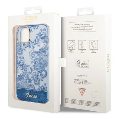 8. Ratet Guess , GUHCP14MHGPLHB iPhone 14 Plus 6,7" blau/blaue Hardcase Porcelain Collection