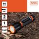 5. Taktische Aluminium-Taschenlampe 1 W, 60 Lumen, BLACK+DECKER