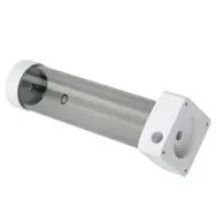 214 mm DDC Schubkarren-Überlaufbehälter, Acryl – Weiß