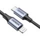 3. Ugreen US304 60759 Lightning – USB-C 2.0 MFi-Kabel 1 m – Grau
