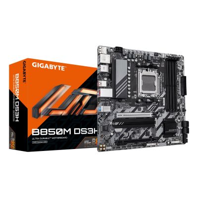 9. GIGABYTE B850M DS3H AMD B850 Motherboard Socket AM5 Micro ATX
