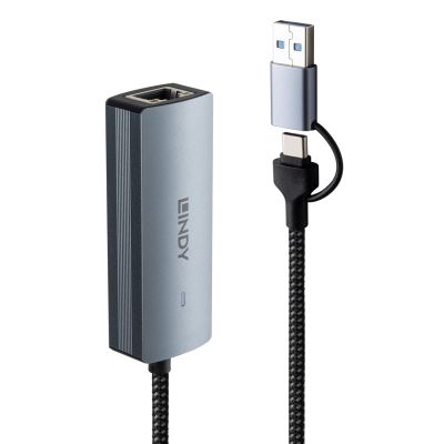 4. Lindy 43415 USB 3.2 Gen 2 (3.1 Gen 2) Typ-C Hubs und Konzentratoren 5000 Mbit/s Grau