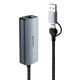 4. Lindy 43415 USB 3.2 Gen 2 (3.1 Gen 2) Typ-C Hubs und Konzentratoren 5000 Mbit/s Grau