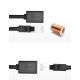 10. Ugreen NW112 11281 Netzwerk-Ethernet-Kabel RJ45 (weiblich) – RJ45 (männlich) F/UTP Cat. 6 1 Gbit/s 2 m – schwarz