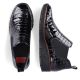 40. Rieker W R474 Schlangenleder Stiefeletten schwarz