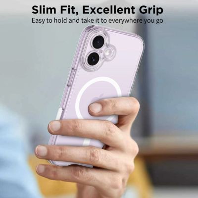 5. Tech-Protect Magpeak Magsafe CC Hülle für iPhone 17 - Transparent