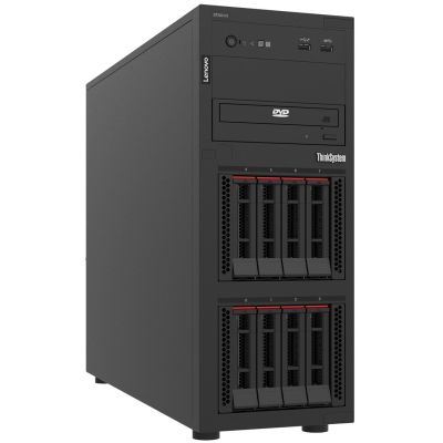 3. Lenovo ThinkSystem ST250 V3 Tower-Server, Intel® Xeon® 6315P 2,8 GHz, 16 GB DDR5-SDRAM, 800 W