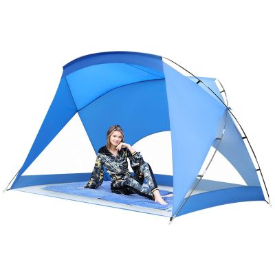 17. Strand- und Gartenzelt XXL 273 x 195 x 175/155 cm