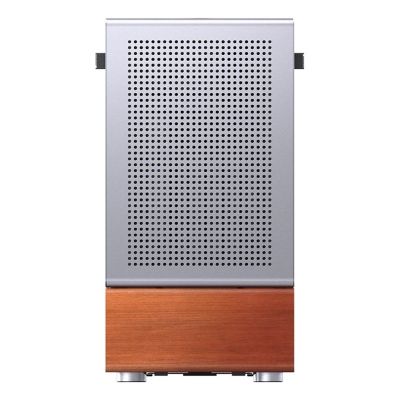 13. Jonsbo T7 PC-Gehäuse, Midi-Tower, mATX, gehärtetes Glas – Silber