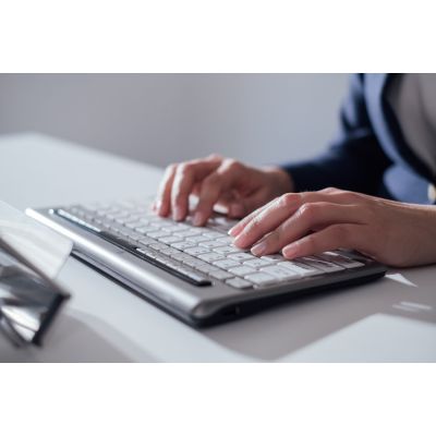 4. BakkerElkhuizen S-Board 840 Design-Tastatur si/sw US-Layout Einzelhandel