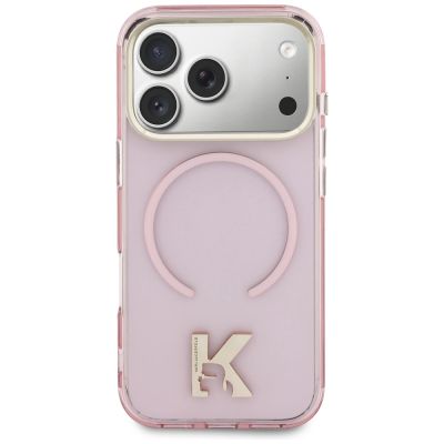 3. Karl Lagerfeld IML K Head Logo MagSafe Hülle für iPhone 17 Pro - Pink