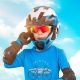 3. Rockbros 14110009003 polarisierte Fahrradbrille für Kinder von 8-14 Jahren - grün und weiß