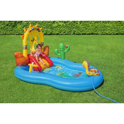 34. Bestway 53118 aufblasbarer Spielplatz 264x188x140cm