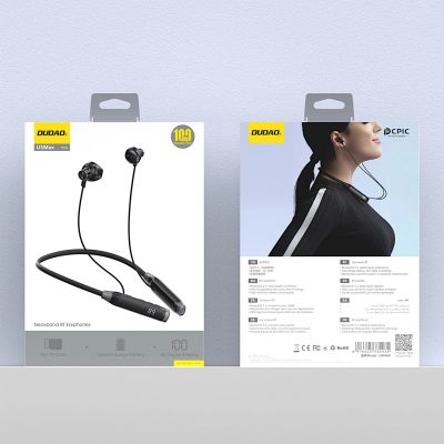 5. Dudao U5 Max Bluetooth-Kopfhörer mit Nackenbügel, kabellos, Schwarz