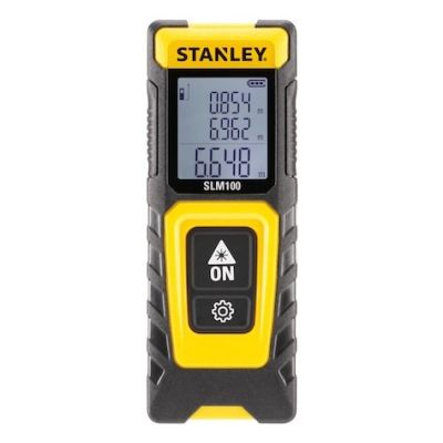 2. Stanley STHT77100-0 Laser-Entfernungsmesser, Schwarz/Gelb, 30 m