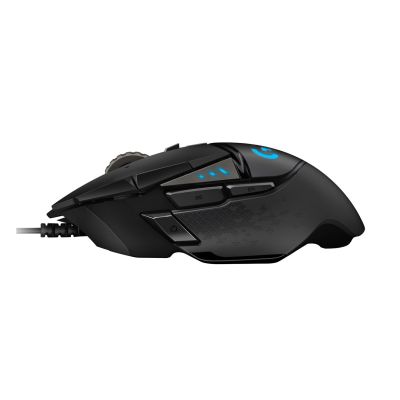 3. Logitech G502 Hero Maus 910-005470 (optisch; 16000 DPI; schwarz)
