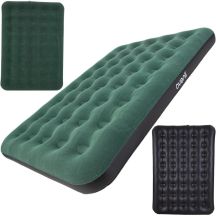 Beflockte Matratze für 2 Personen, Grün, 191 x 137 x 22 cm, 24644