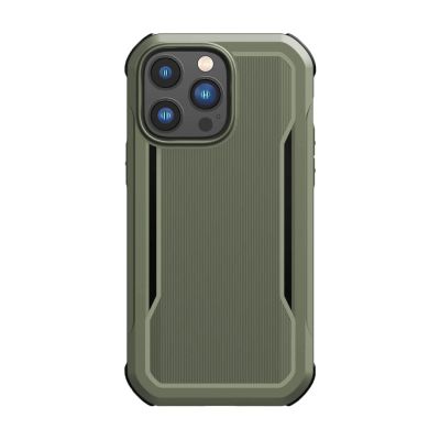 Raptic X-Doria Fort Case iPhone 14 Pro mit gepanzerter MagSafe-Hülle grün