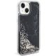 4. Guess Liquid Glitter Marble Hülle für iPhone 14 – Schwarz