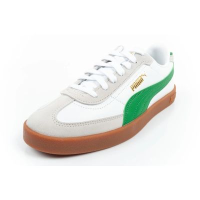 3. Puma Club II Era Herren-Sportschuhe, Sneaker, Leder, weiß, grau, grün