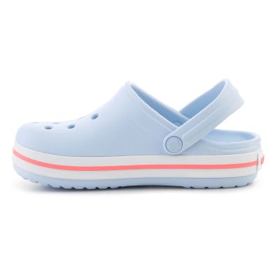 4. CROCS CROCBAND KINDER CLOG BLUE FROST/GUAVA 207006-4XQ