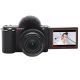 5. Sony ZV-E10 + E PZ 16-50mm F3.5-5.6 OSS II spiegellose Kamera, 24,2 MP CMOS, 6000 x 4000 px, Schwarz