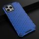 14. Honeycomb Handyhülle Schutzhülle mit TPU Rahmen für iPhone 13 Pro Max blau